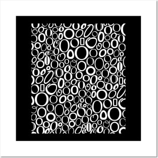 O - Typography (White) Posters and Art